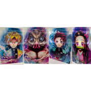 Demon Slayer 3D Anime Poster India — Kimetsu no Yaiba Lenticular Wall Art | Tanjiro & Nezuko Room Decor