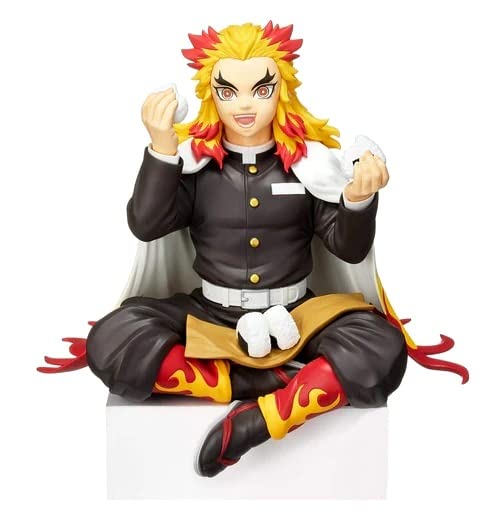 Demon Slayer Kyojuro Rengoku Perching Sitting Eating Action Figure