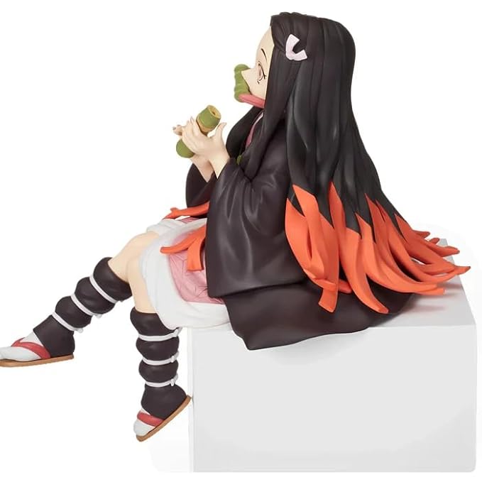 Nezuko Kamado Perching Sitting Eating Action Figure