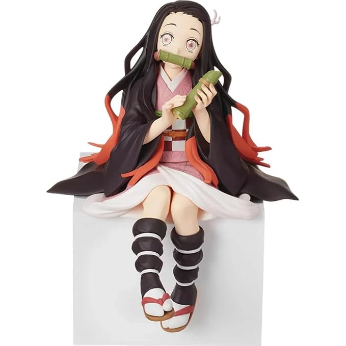 Nezuko Kamado Sitting Action Figure | Demon Slayer Anime Collectible