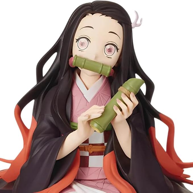 Nezuko Kamado Perching Sitting Eating Action Figure