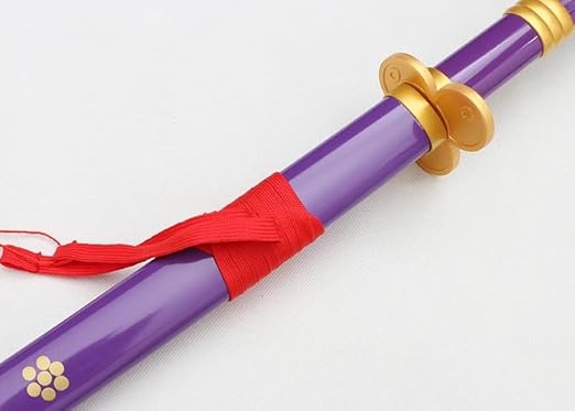 One Piece: Zoro ENMA Purple Katana/Sword Toy 104cm Live Size - Bamboo Wood Enma Katana