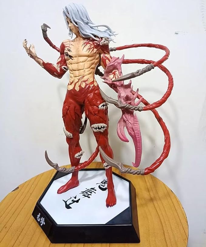 Muzan Kibutsuji figure side view white kimono – buy Demon Slayer anime figure India online