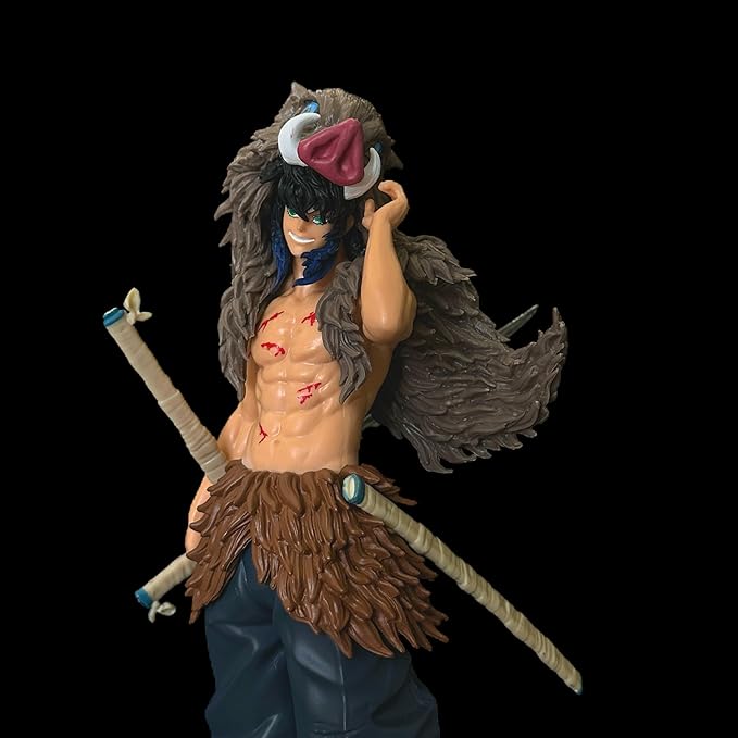 Inosuke Hashibira Action Figure – Demon Slayer Boar Mask Collectible