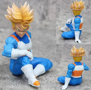 DBZ Trunks Action Figure | Dragon Ball Z Sitting Trunks 15cm PVC Collectible