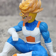 DBZ Trunks Action Figure | Dragon Ball Z Sitting Trunks 15cm PVC Collectible
