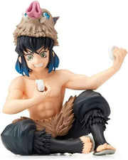 Inosuke Hashibira Action Figure India – Demon Slayer PVC Collectible front view – Luffypaglu