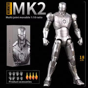 Iron Man Mark 2 Non Led Base Version 1/10 Scale ZD Toys Premium Action Figure - Marvel's 10th Anniversary Series