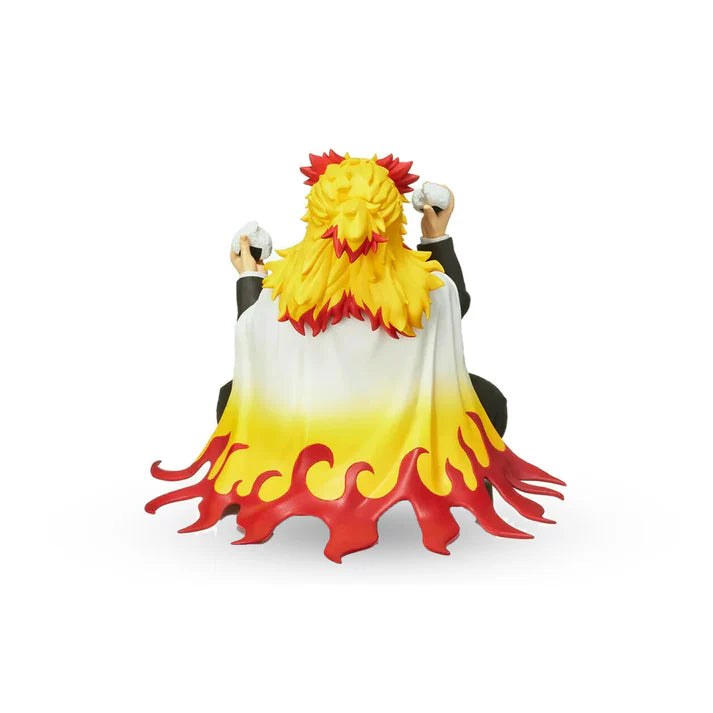 Rengoku Action Figure India | Kyojuro Rengoku Sitting Eating Perching PVC Demon Slayer