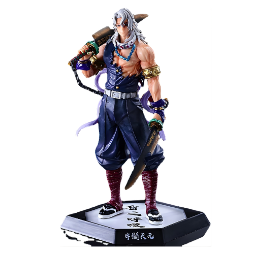 Tengen Uzui Action Figure 29cm – Demon Slayer Sound Hashira PVC Collectible India – Luffypaglu