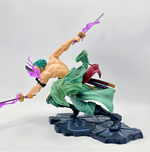 Zoro face close-up 15cm — bandana scar One Piece figure India Dreamland Creations
