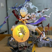 One Piece Monkey D Luffy with Lighting Skull Action Figure - 15 Cm